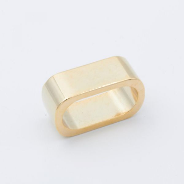 Oval-Ring 22x11 gold